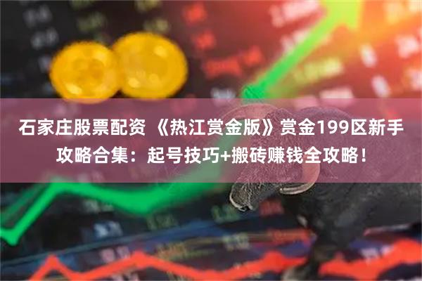 石家庄股票配资 《热江赏金版》赏金199区新手攻略合集：起号技巧+搬砖赚钱全攻略！